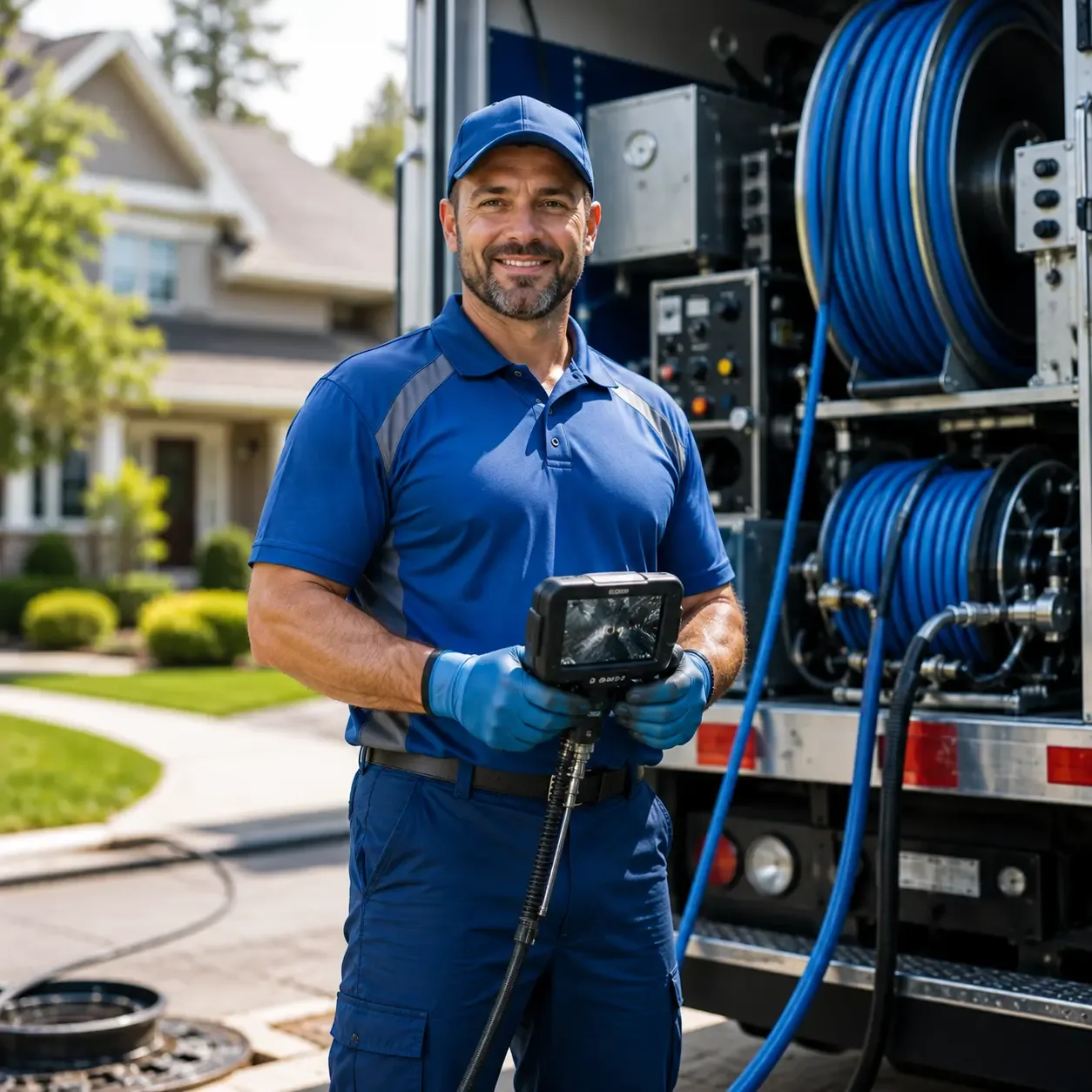 Local outdoor drain cleaning specialists in Pleasanton, TX